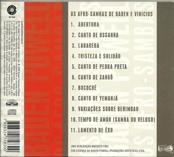 Archivio Musicale CD Os afrosambas